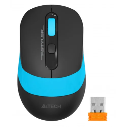 Мышь A4Tech Fstyler FG10S черный/синий оптическая (2000dpi) silent беспроводная USB для ноутбука (4but) Мышь A4Tech Fstyler FG10S черный/синий оптическая (2000dpi) silent беспроводная USB для ноутбука (4but)